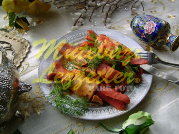 Sosiskalı Toyuq Sarma